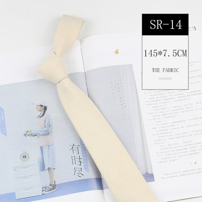 Korean Style Casual Suede Macaron 7cm Hand Tie