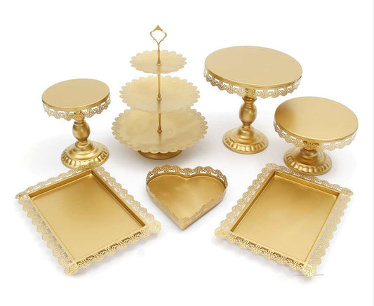 Wrought Iron Cake Stand Wedding Dessert Plate