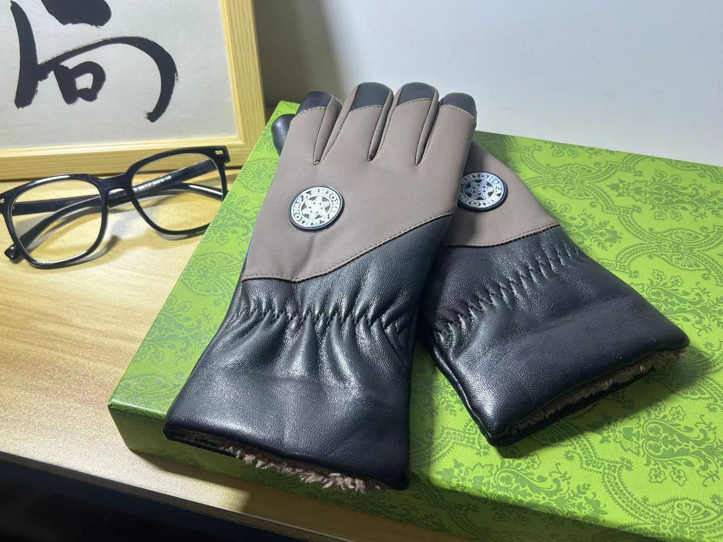 Knitted Winter Warm Open Finger Windproof Gloves