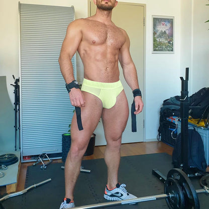 Men's Sexy Breathable Embossed Briefs