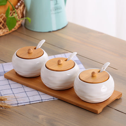 Seasoning Jar Bottle Set Household Salt MSG Box
