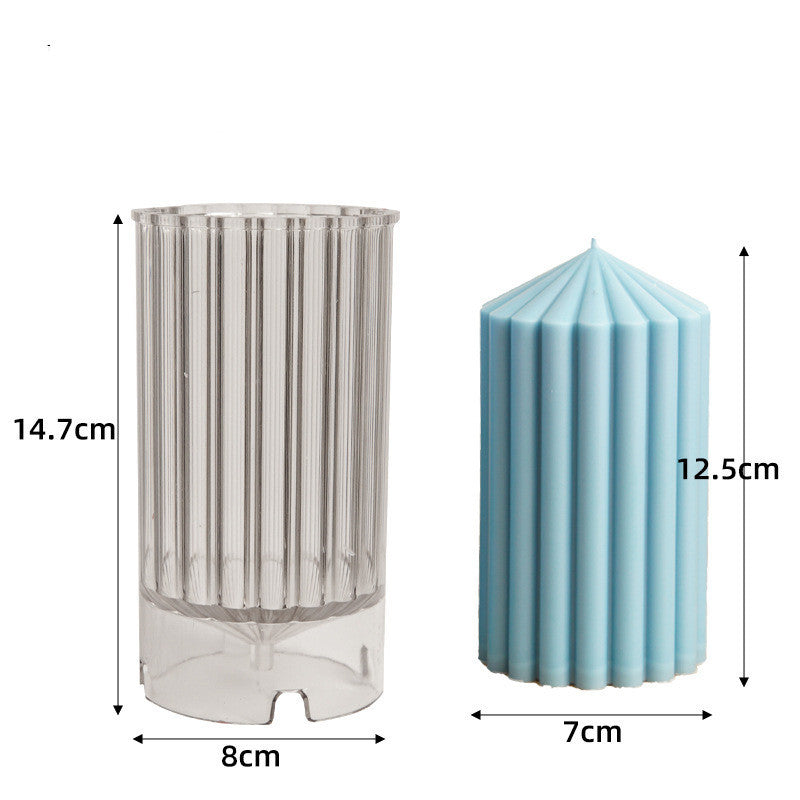 Geometric Spire Candle Mold