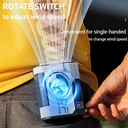 Waist Hanging Fan 5000mAh Power Bank