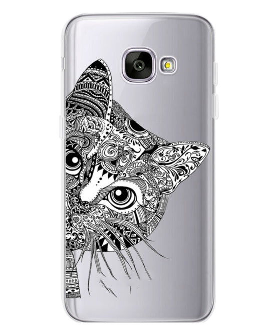 Ultra Thin Soft Plastic Cat Phone Case