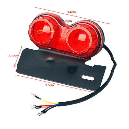 Motorcycle LED Tail Brake Turn Signal Light