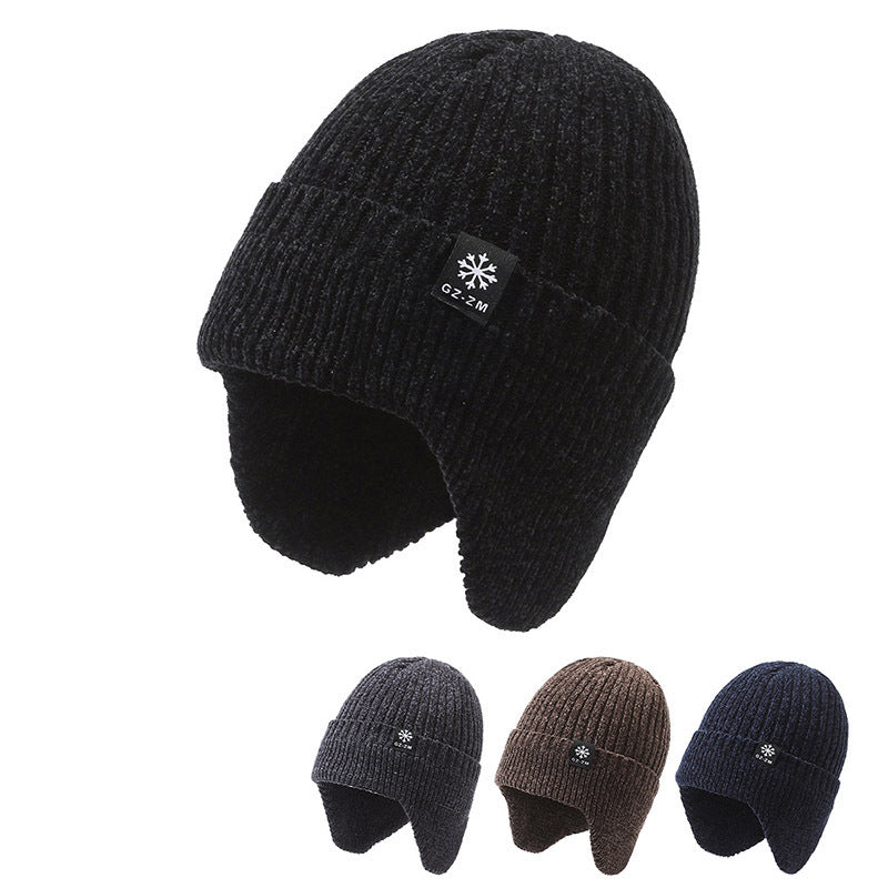 Fashion Men's Winter Fleece-lined Wool Hat