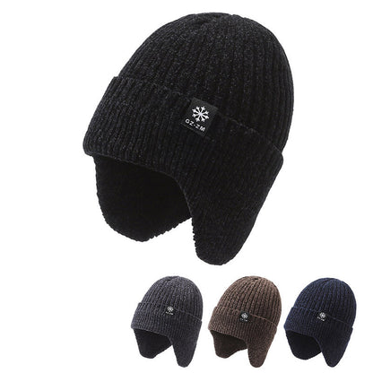 Fashion Men's Winter Fleece-lined Wool Hat