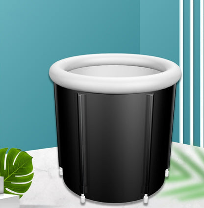 Portable Inflatable Ice Bath Tub Foldable PVC for Recovery