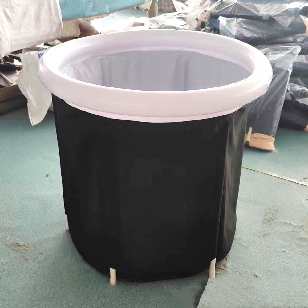 Portable Inflatable Ice Bath Tub Foldable PVC for Recovery