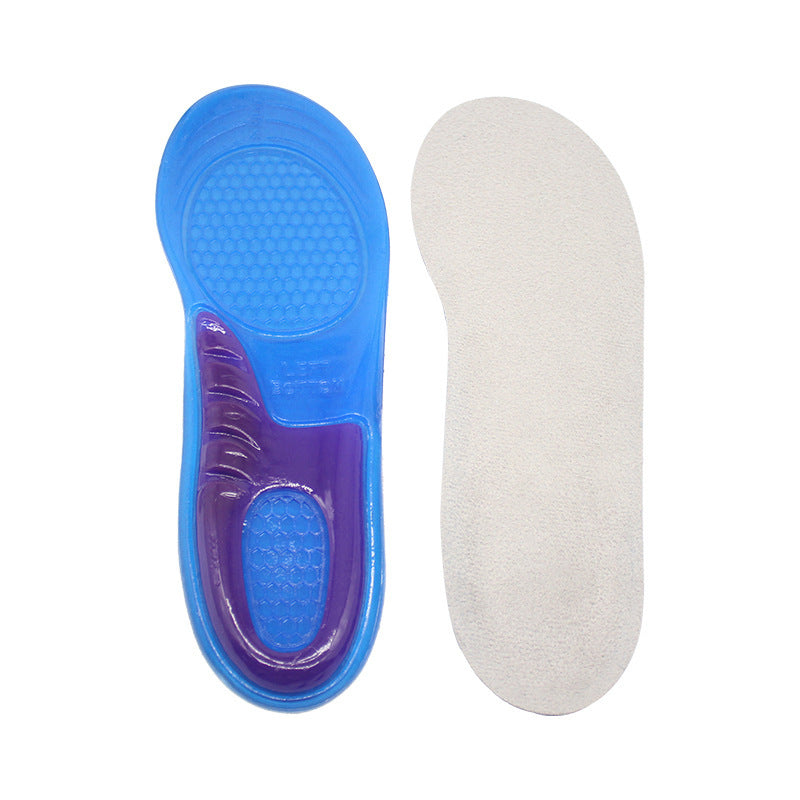 Men's And Women's Sports High Skin-friendly Sweat-absorbent Shock-absorbing And Pressure-relieving Insole