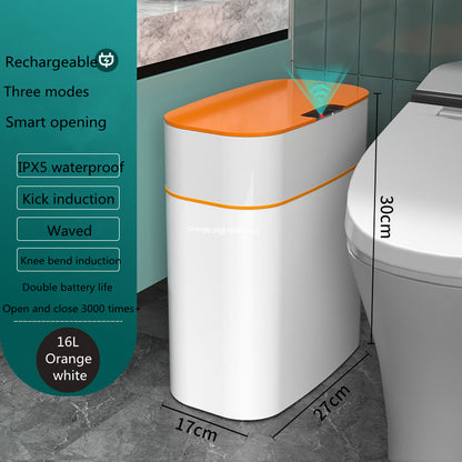 Smart Trash Can with Lid Automatic Induction