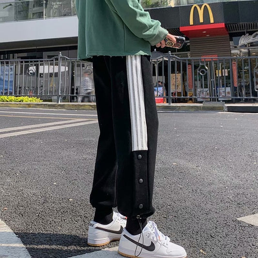 Spring Autumn Student Korean Style Track Pants