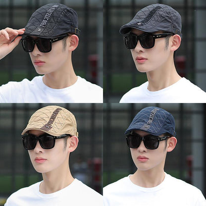 Men's Autumn Winter Sun Protection Peaked Cap