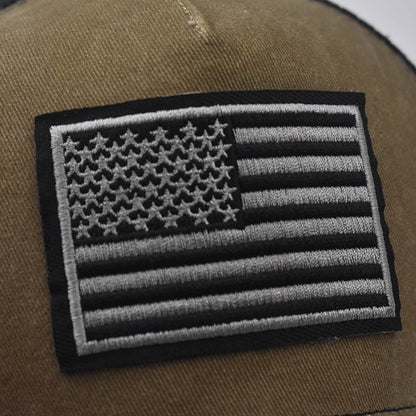 Men's Washed Distressed Embroidered Breathable Hat