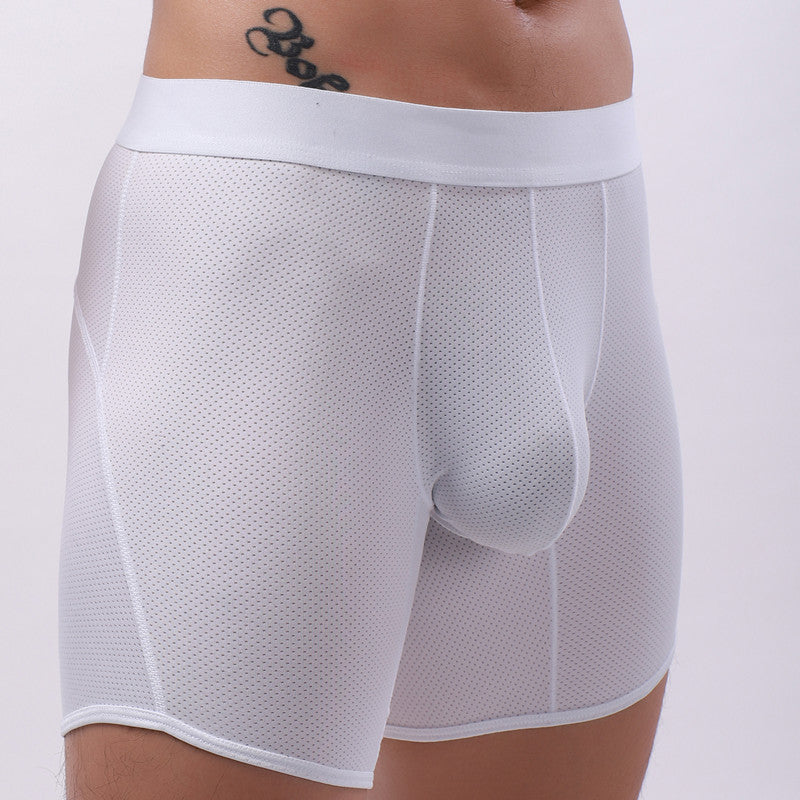 Men's Breathable Mesh Mid-waist Underwear