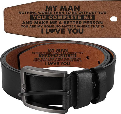 Father's Day Retro Men's Needle Buckle Belt