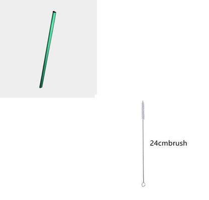 Reusable Metal Heart-shaped Drinking Straws Set