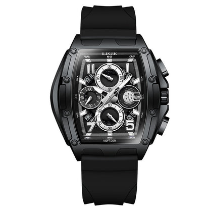 Multi-Sport Waterproof Curved Mirror Watch