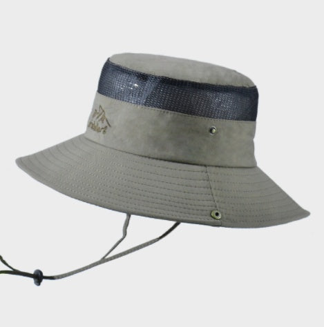Solid Color Big Brim Sun Hat Outdoor Protection