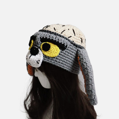 Handmade Knitted Strawberry Hat: Cute Wool All-match Casual Cap