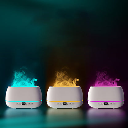 3D Flame Humidifier 200ml USB Aroma